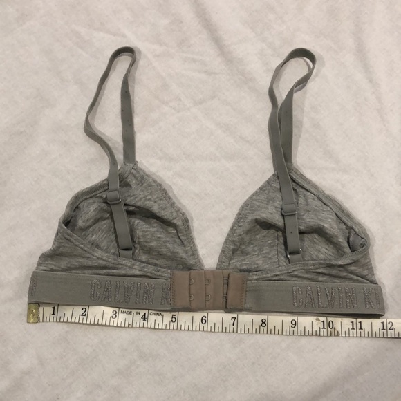 Calvin Klein Triangle Bralettes - Picture 3 of 5